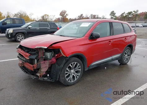 2018 Mitsubishi Outlander Es z USA, uszkodzony, nr VIN JA4AD2A37JZ012909